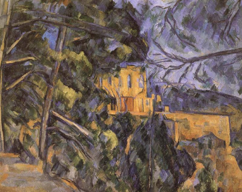 black castle 2, Paul Cezanne